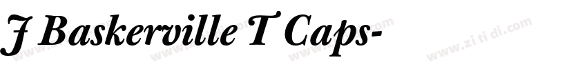 J Baskerville T Caps字体转换